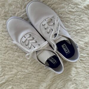 New In Box Keds White Canvas Sneakers
